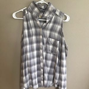 Hollister Off the shoulder Flannel